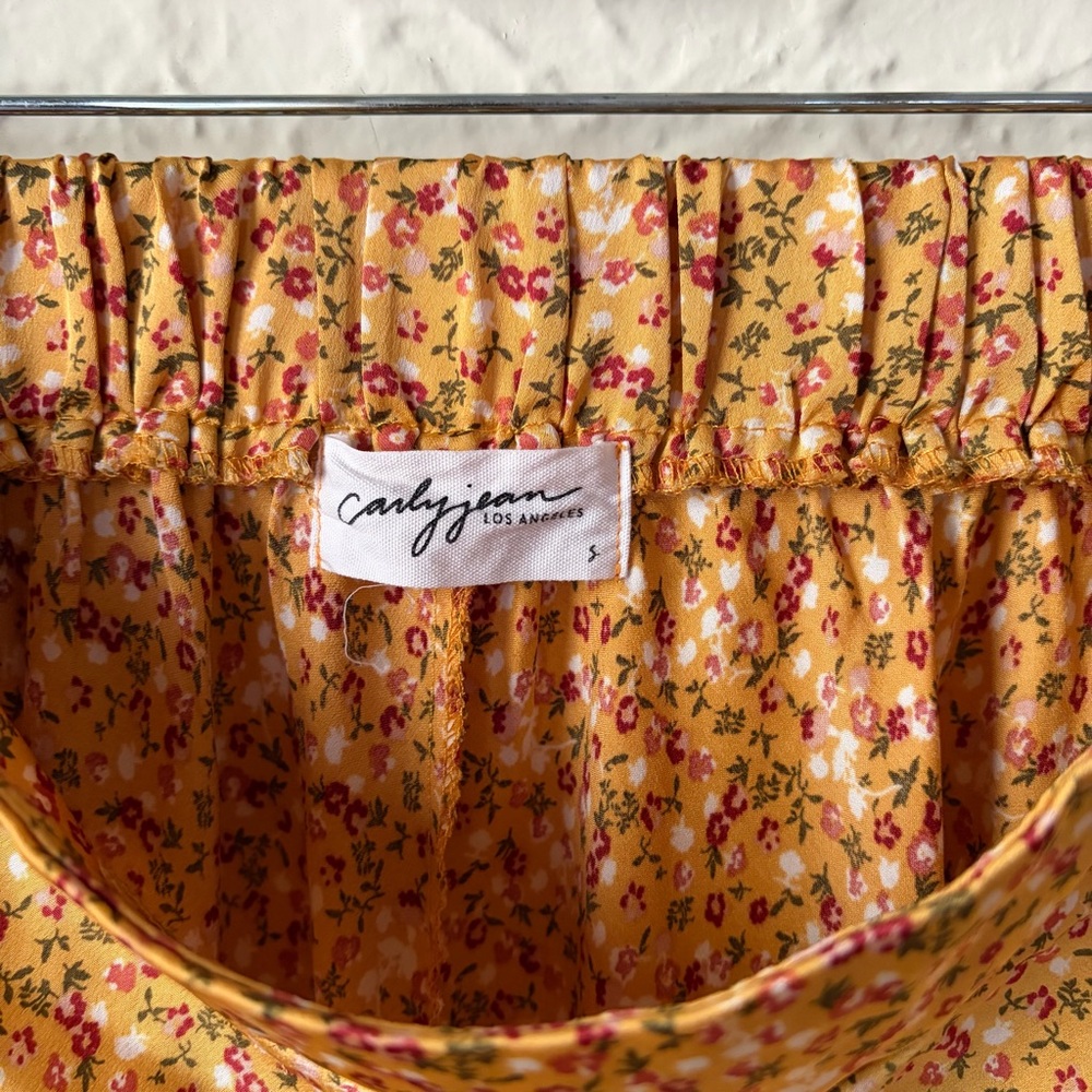 Carly Jean Los Angeles Floral Maxi Skirt Size Small - Picture 4 of 6